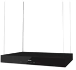 קולט אדים לתקרה (Island) 100 ס"מ Miele DA 6708 D Aura Edition 6000 Obsidian Black