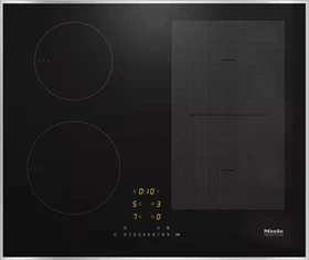 כיריים אינדוקציה 62 ס"מ Miele KM 7466 FR 125 Edition – זכוכית שחורה עם מסגרת נירוסטה