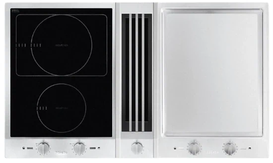 כיריים משולבות עם שאיבה מובנית 88.5 ס"מ Miele CSDA 1020 ProLine – נירוסטה