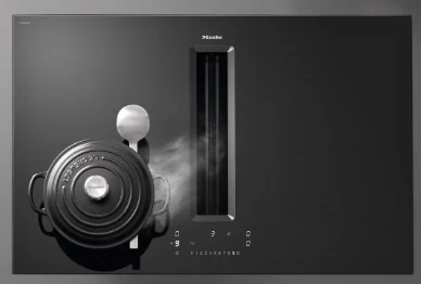 כיריים אינדוקציה Miele עם קולט אדים  KMDA 7876 FL-U 125