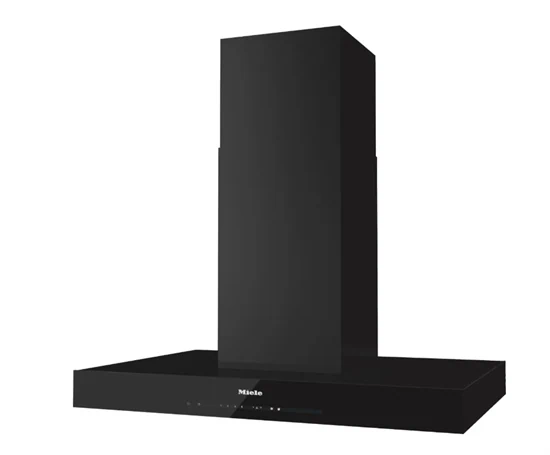 קולט אדים לתקרה (Island) 90 ס"מ Miele DA 6698 D Obsidian Black (OBSW)