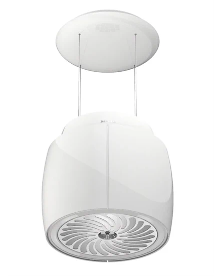 קולט אדים לתקרה (Island) 90 ס"מ Miele DA 7378 D Aura 4.0 Ambient Brilliant White
